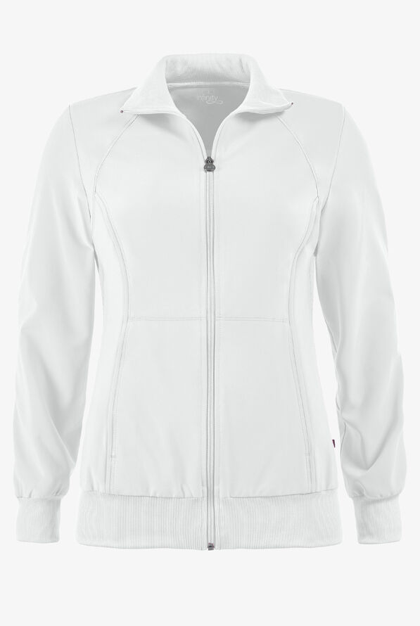 Chaqueta médica abrigada Cherokee Infinity con 2 bolsillos para mujer - White - 1