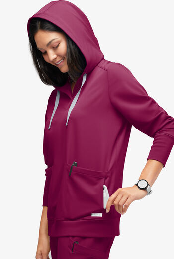 ReSurge Jasper Women's 4-Pocket Long Sleeve Pullover Hoodie