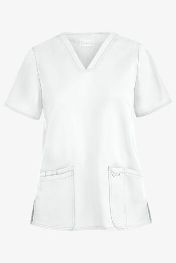Cherokee Workwear Revolution Women's 3-Pocket STRETCH V-Neck Scrub Top