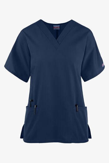 Cherokee Workwear Women's 3-Pocket V-Neck Scrub Top