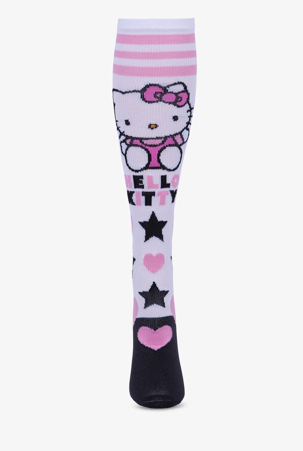 cherokee hello kitty love print support socks nursing accessories