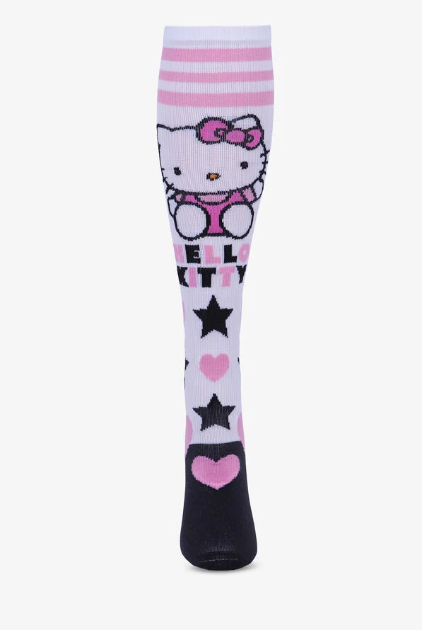 cherokee hello kitty love print support socks nursing accessories