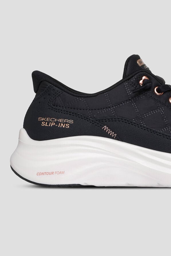 Skechers Sport SKECHERS SLIP-INS: CONTOUR FOAM - COZY Black/Rose Gold Athletic Slip-In Shoes - null - 4