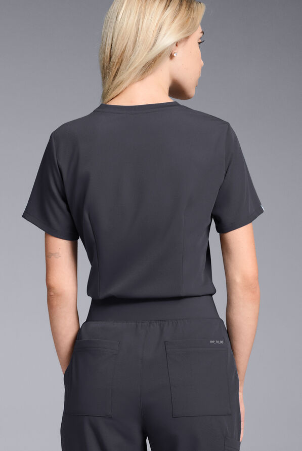 Hypothesis Women's Crew Neck & Jogger Scrub Set - Pewter - 4