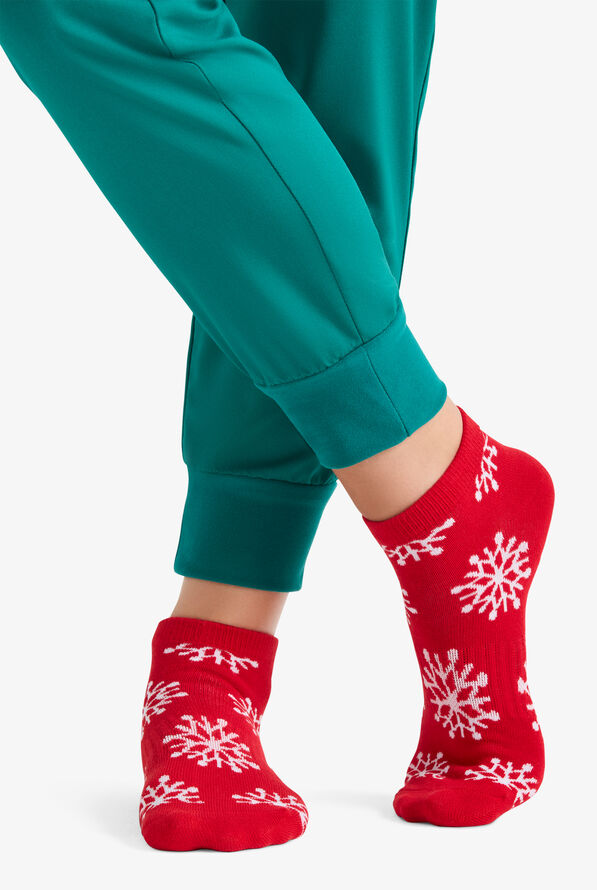 Cherokee Women's Elves Fun 3-Pack Arch Support Ankle Socks - null - 2