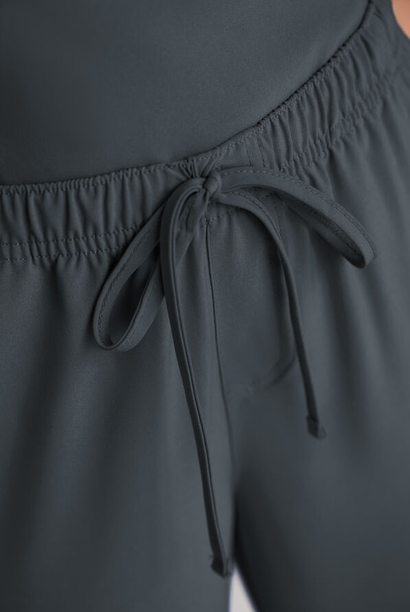 Easy STRETCH Women's 8-Pocket Scrub Set - Petite - Pewter - 9