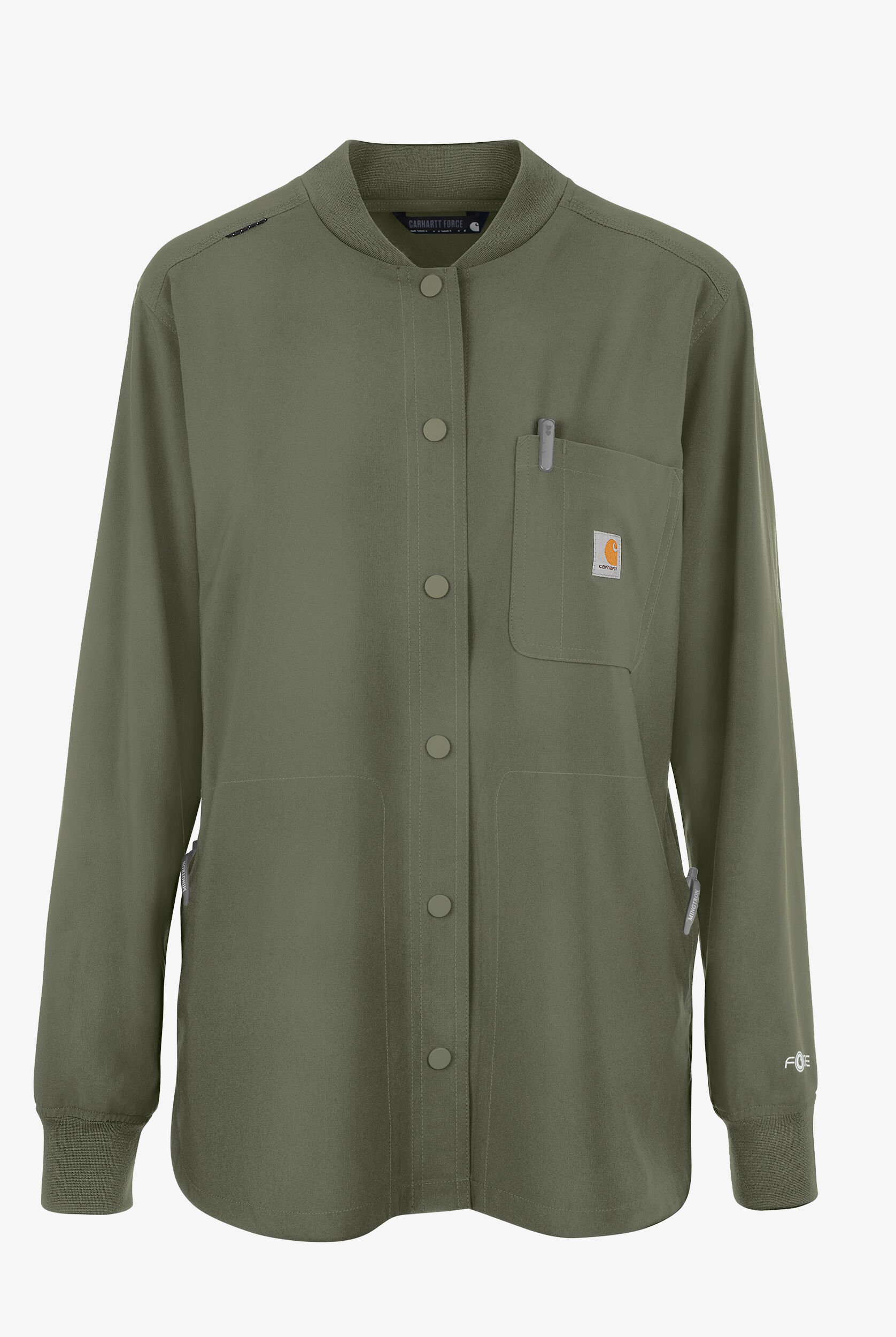 Carhartt Cross-Flex Women's 4-Pocket STRETCH Scrub Jacket, Nursing