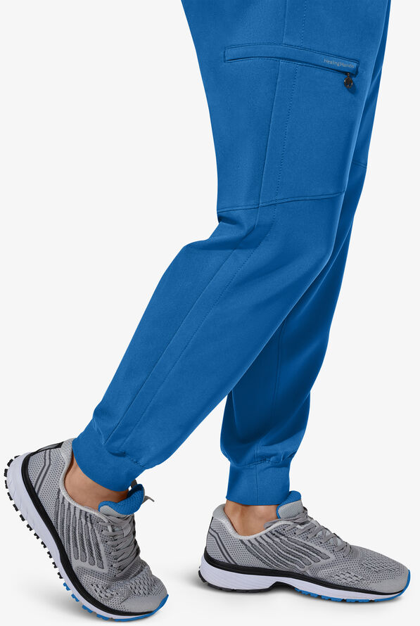 Healing Hands 360 Nolen Men's 6-Pocket STRETCH Elastic Jogger Drawstring Pant - Royal - 2