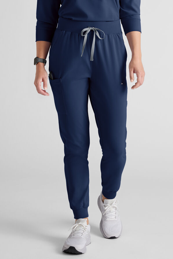 Easy STRETCH Women's Scrub Set - Navy - 9