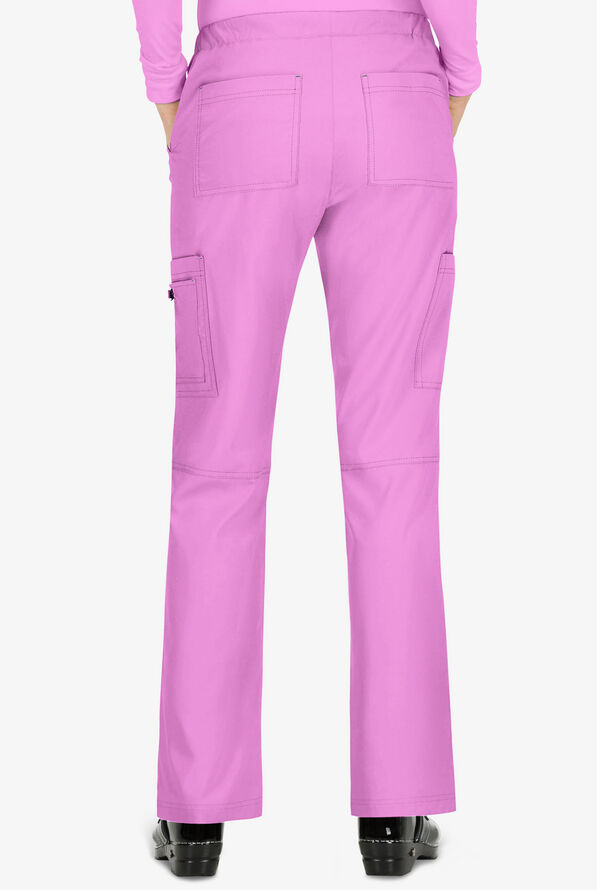 Pantalón médico koi Basics Holly petite estilo cargo con 8 bolsillos para mujer - Bloom Lavender - 2