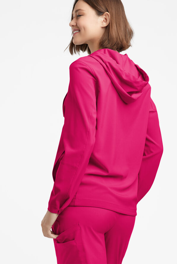 Sudadera m&eacute;dica Easy STRETCH con capucha y 4 bolsillos para mujer - Flirt - 3