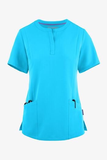 MOVEMENT by Butter-Soft  STRETCH Elara Women's 5-Pocket Henley Scrub Top