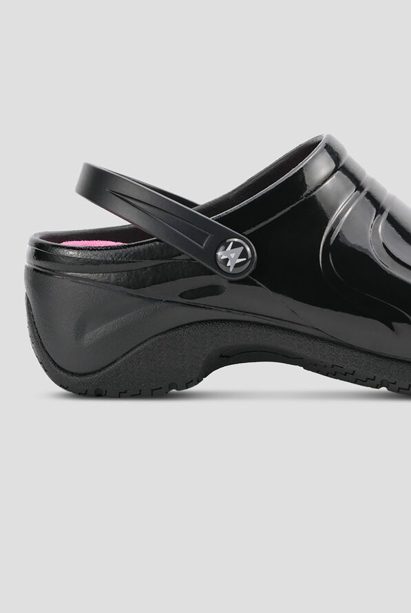 Anywear Women's Zone Sole Focus Black Patent Clogs - null - 4