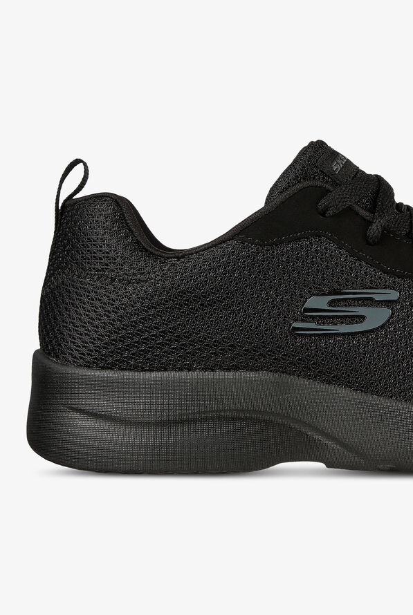 Skechers Sport Women's Dynamight 2.0 Power Plunge Black Athletic Lace up Nursing Shoes - Black - 4