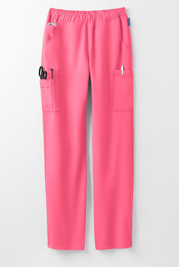 MOVEMENT by Butter-Soft Rigel Women's 9-Pocket Interior Drawstring STRETCH Scrub Pants - Rose Dusk - 5