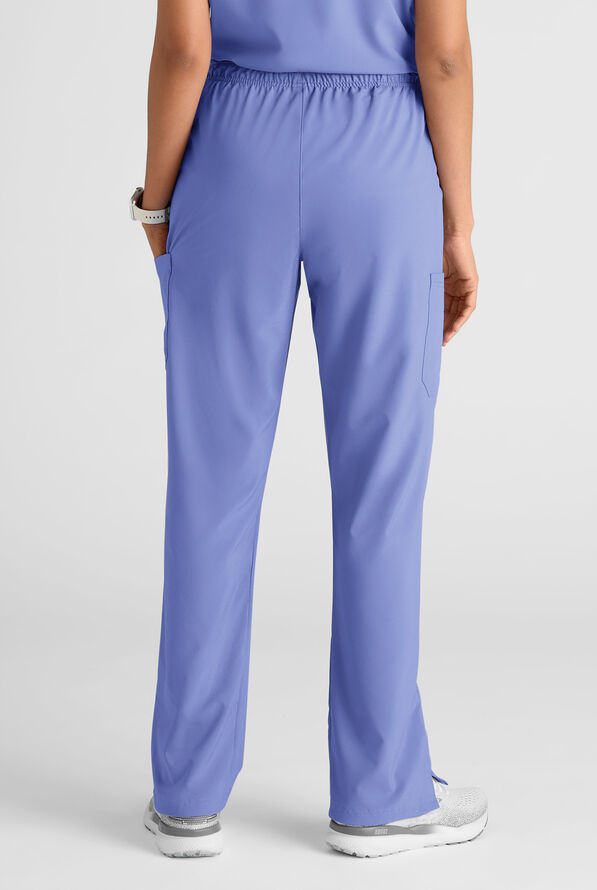 Easy STRETCH Women's 8-Pocket Scrub Set - Petite - Ceil Blue - 7