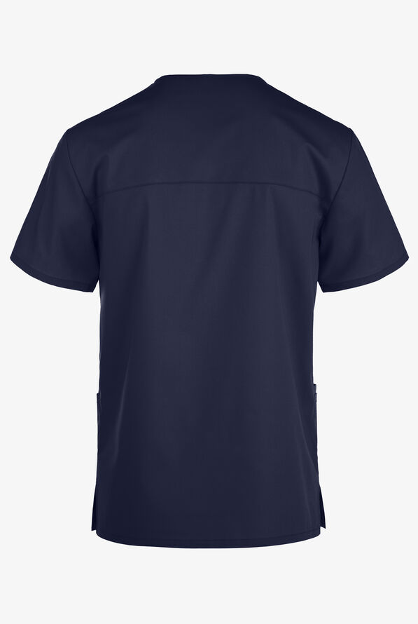 Camisa m&eacute;dica Cherokee Workwear Professionals STRETCH con cuello en V y 4 bolsillos para hombre - Navy - 3