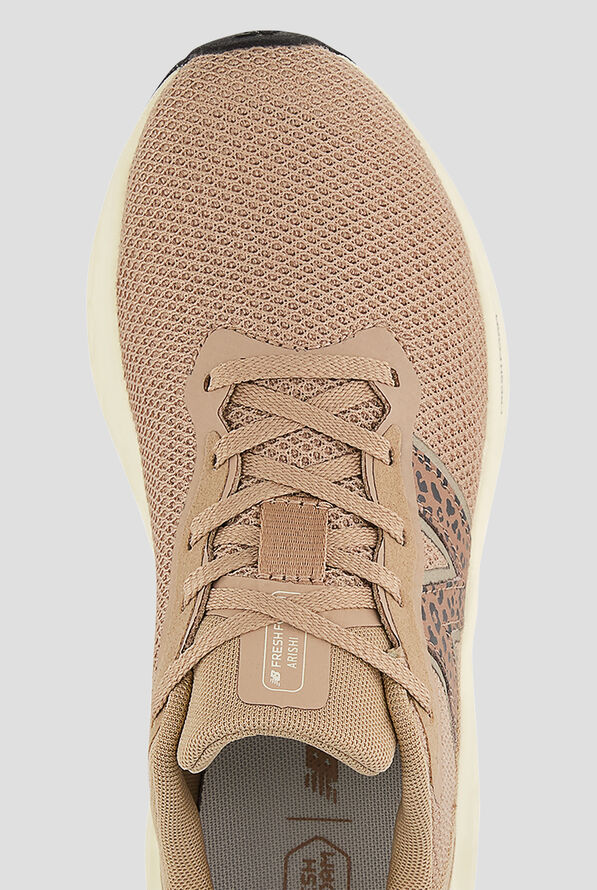 Zapatillas deportivas New Balance Arishi Flat Taupe/Leopard con cordones para mujer - null - 2