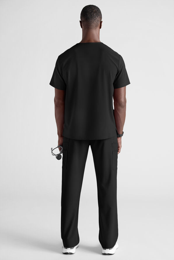 Easy STRETCH Men's Scrub Set - Onyx Black - 3