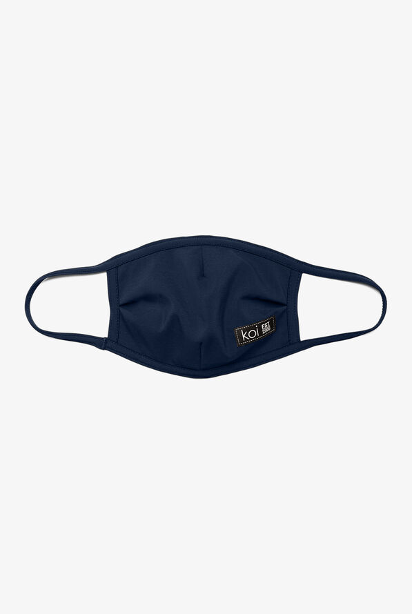 Mascarilla unisex de algodón Koi con filtro - Navy - 1