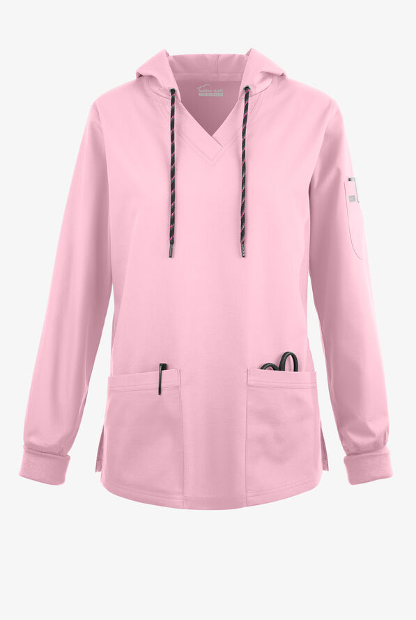 Butter-Soft Originals Women's 5-Pocket Long Sleeve Pullover Hoodie - Blush - 1