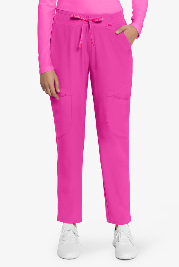 Pantal&oacute;n m&eacute;dico Med Couture Amp STRETCH con cord&oacute;n y 4 bolsillos para mujer - Ultra Magenta - 1