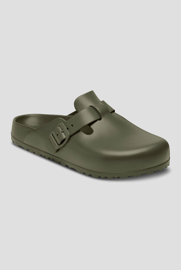 Birkenstock Women's Boston Essentials EVA Khaki Clogs - Khaki - 1
