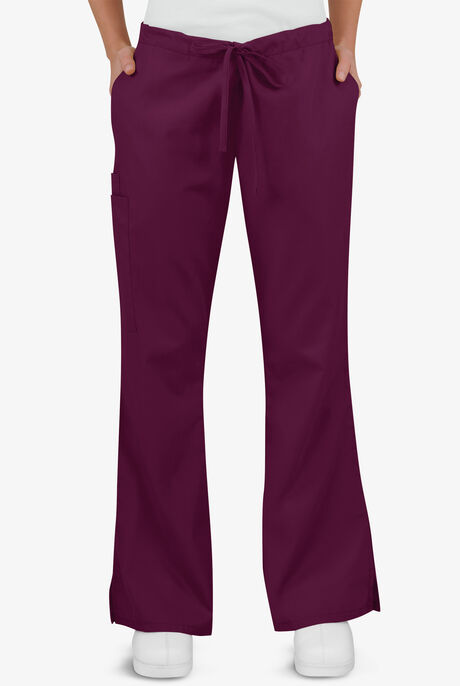 Butter-Soft Core Women's 4-Pocket Elastic Waist Back Drawstring Scrub Pants