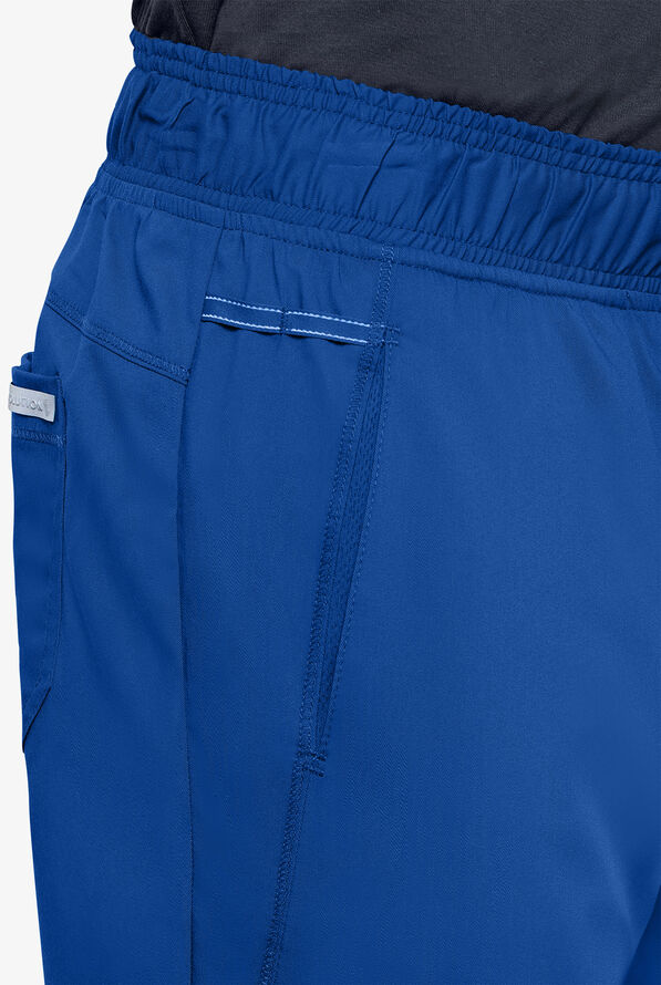 Cherokee Workwear Revolution Men's 5-Pocket STRETCH Jogger Scrub Pants - Royal - 4