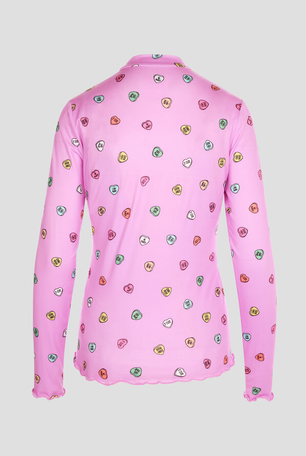 Med Couture Sweet Talker Women's STRETCH Long Sleeve Knit Print Underscrub - null - 2