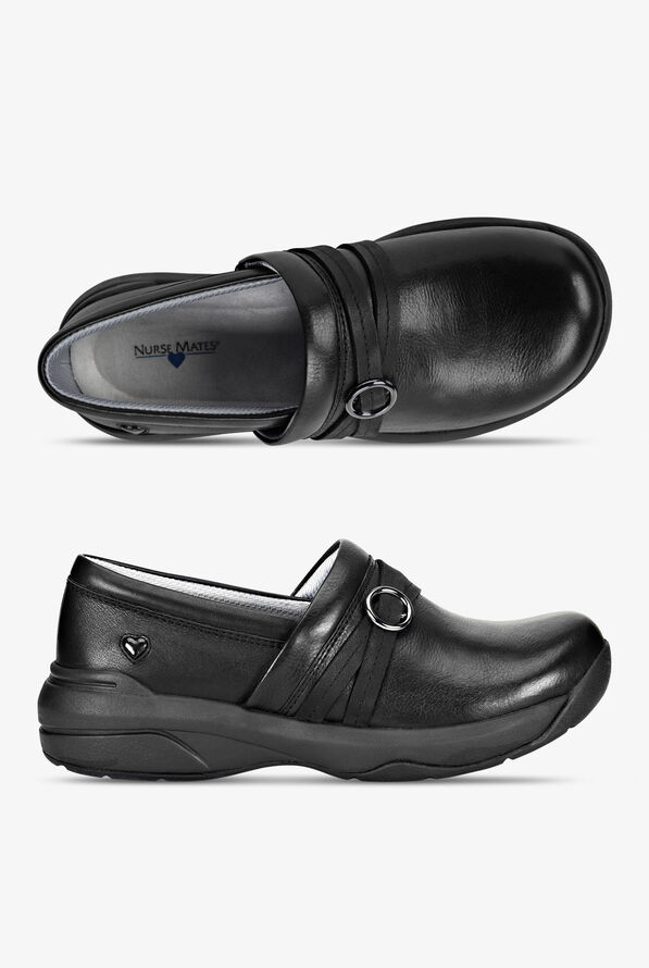 Nurse Mates Women's Ceri Slip On Nursing Shoes - Black - 1