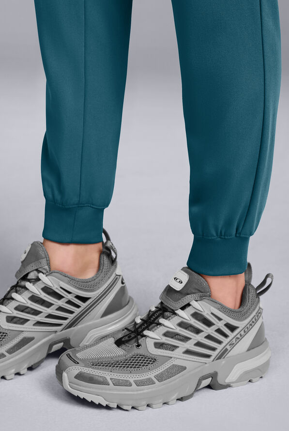 Hypothesis Women's Base 6-Pocket Jogger Scrub Pant - Caribbean Blue - 5