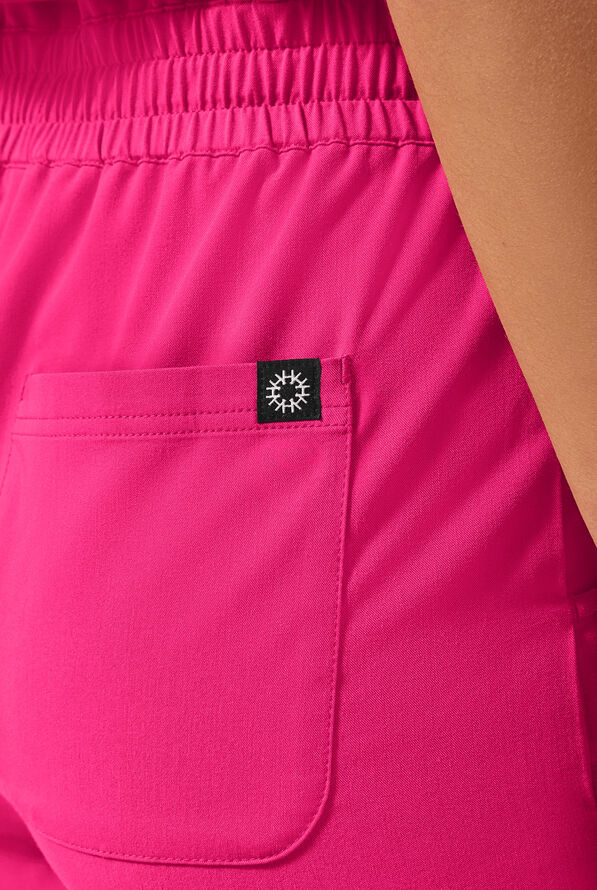 Mono médico Hypothesis Duo Base con piernas anchas y 6 bolsillos para mujer - Reactive Pink - 3
