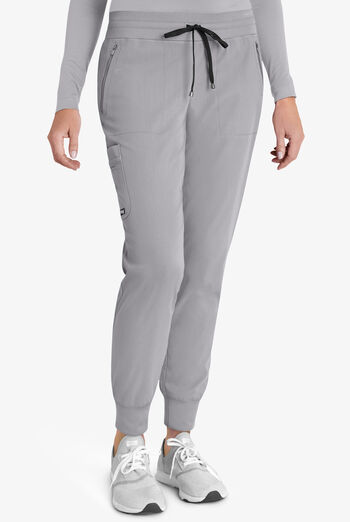 Pantalón médico Grey's Anatomy Spandex Stretch estilo cargo jogger con 5 bolsillos para mujer