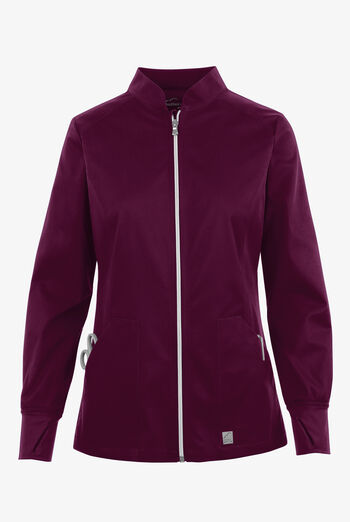 Butter-Soft STRETCH Women's 3-Pocket Zip Front Scrub Jacket
