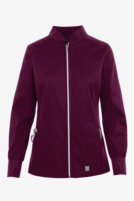 Butter-Soft STRETCH Women's 3-Pocket Zip Front Scrub Jacket