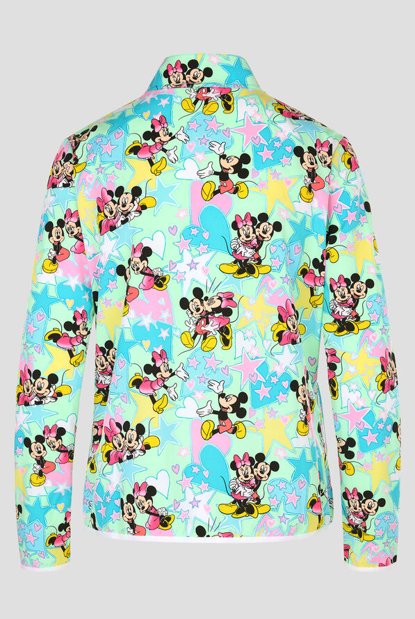 Chaqueta médica estampada Tooniforms Disney's Mickey Love And Magic STRETCH con cremallera y 2 bolsillos para mujer - null - 3