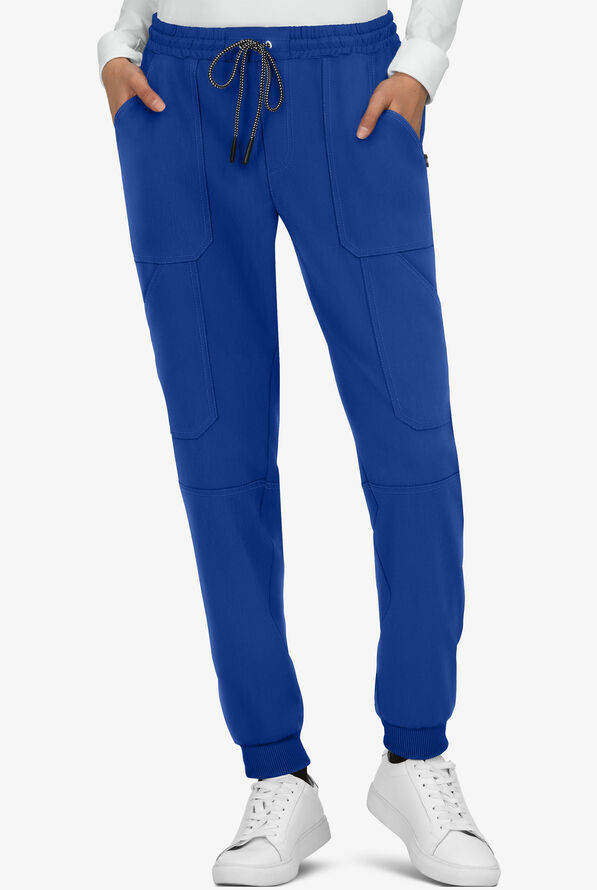 koi Next Gen Good Vibe Women's 7-Pocket STRETCH Jogger Scrub Pants - Galaxy - 1