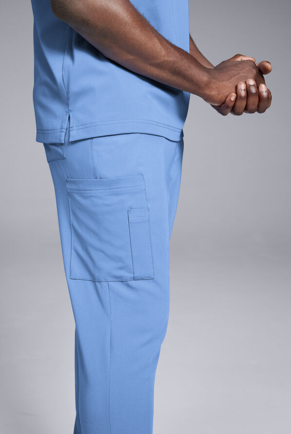 Pantalón médico Hypothesis S-R Shift Ready estilo jogger con 8 bolsillos para hombre - Ceil Blue - 5