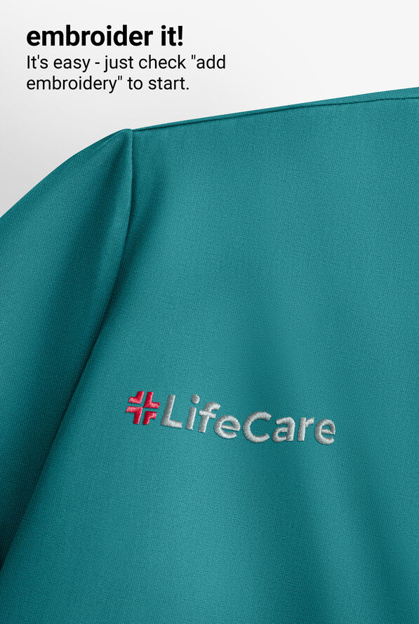 Wink Layers Women's STRETCH Silky Short Sleeve Knit Underscrub - Real Teal - 5