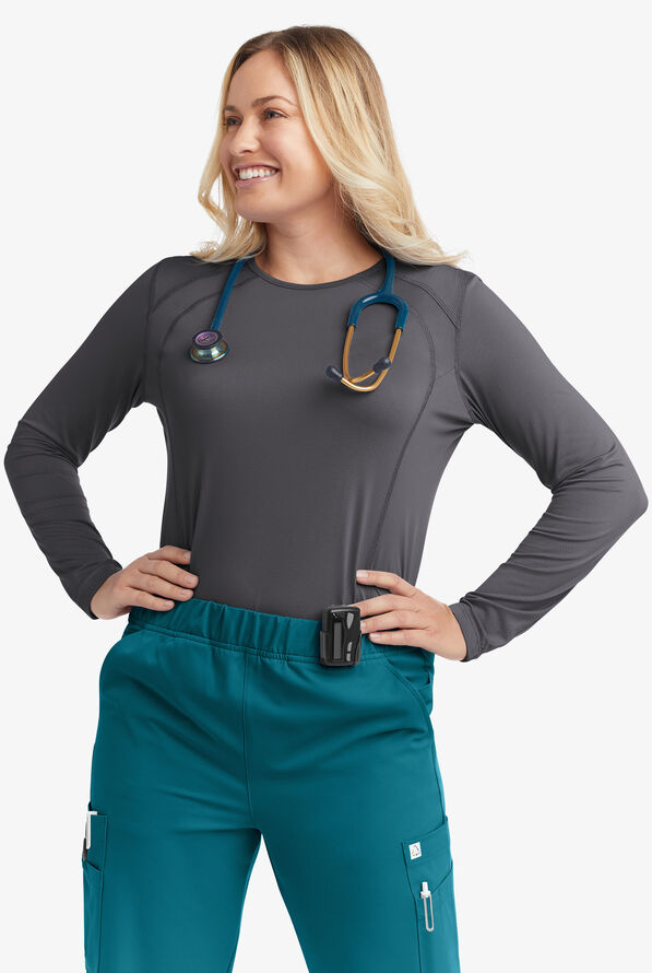 Butter-Soft Women's 13-Pocket Cargo Scrub Pants **Slightly IRREGULAR**&nbsp; - Caribbean Blue - 8