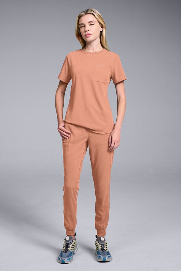 Hypothesis Women's Crew Neck & Jogger Scrub Set - Earth - 2