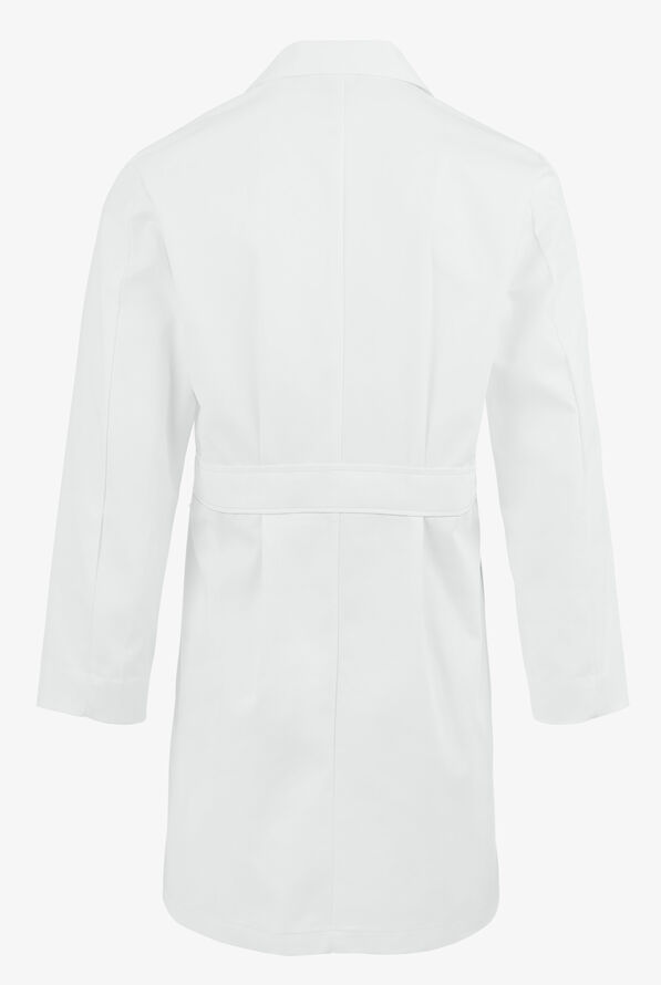 White Swan Meta Men's 38" 6-Pocket Lab Coat - White - 3
