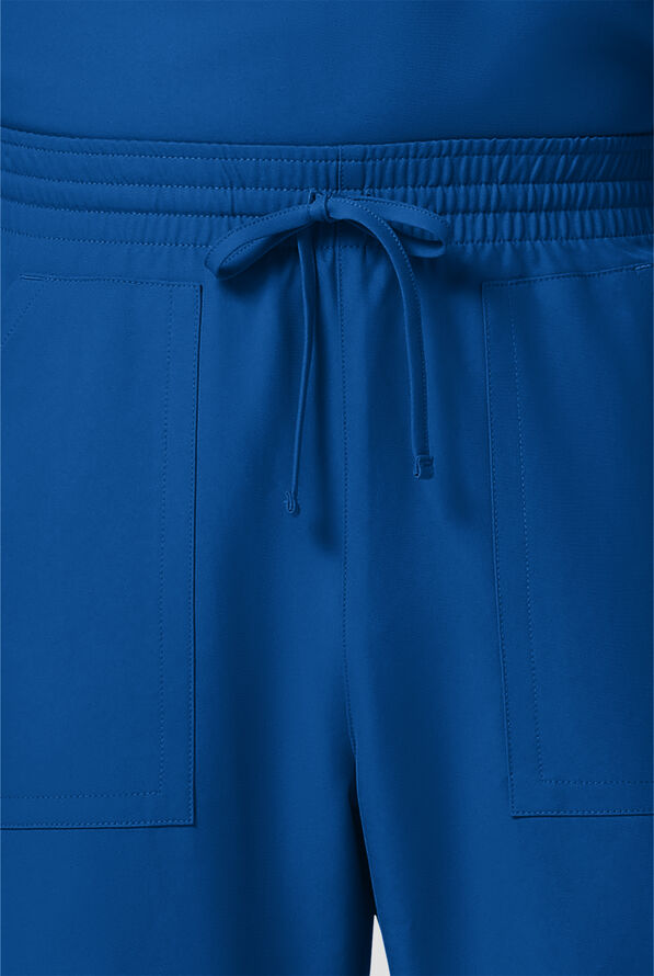 Pantal&oacute;n m&eacute;dico Cherokee Workwear Originals Ultra estilo jogger con cord&oacute;n y 4 bolsillos para hombre - Royal - 5