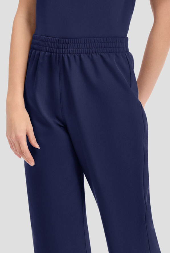 Cherokee Workwear Originals Ultra Unisex No Pockets Straight Leg Scrub Pants - Navy - 3