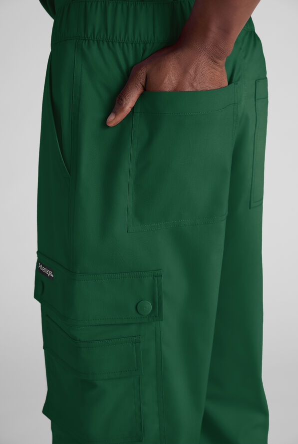 Advantage STRETCH Men's 10-Pocket Cargo Scrub Pant - Hunter - 5