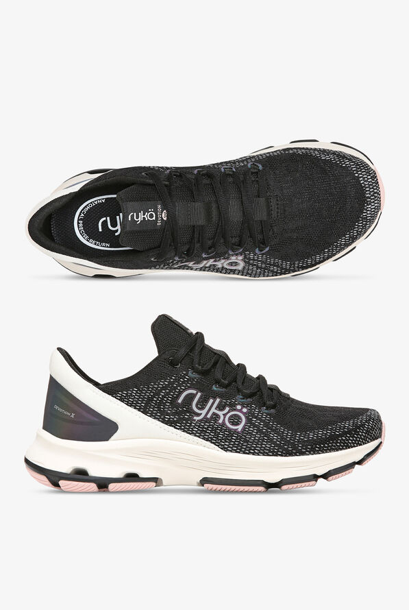Zapatillas deportivas de enfermer&iacute;a Ryka Devotion X Black con cordones para mujer - null - 1