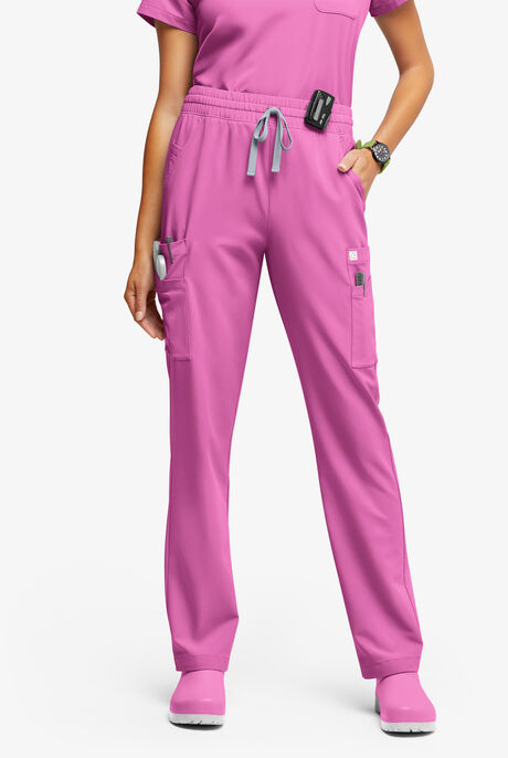 Pantalón médico ReSurge Topaz con cordón ajustable y 11 bolsillos para mujer