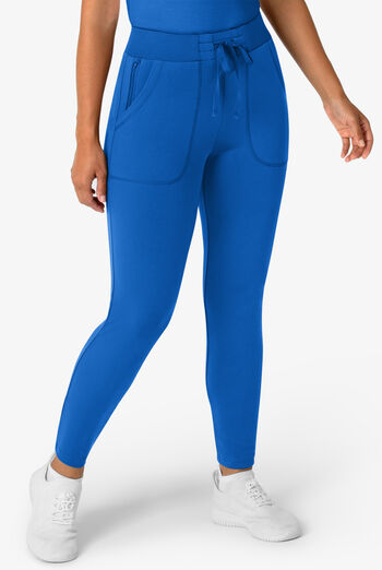 Wink Renew Knit Women's 5-Pocket STRETCH Ankle Zip Track Scrub Pants