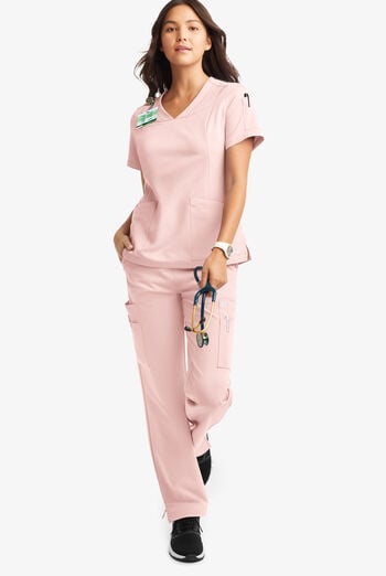 Butter-Soft Women's 6-Pocket V-Neck Scrub Top **Slightly IRREGULAR**